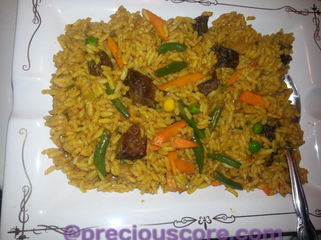 CAMEROON JOLLOF RICE EASY METHOD Precious Core