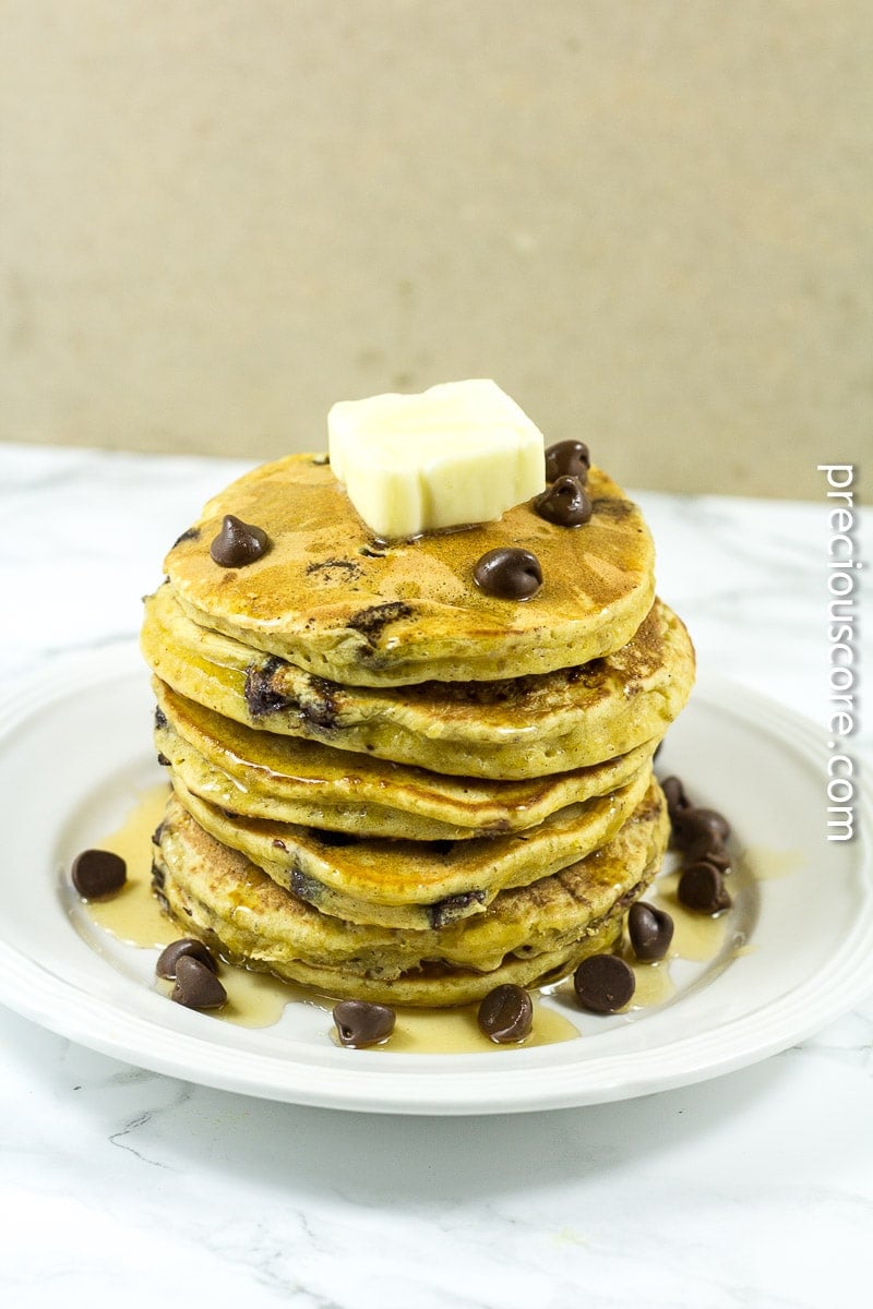 PUMPKIN CHOCOLATE CHIP PANCAKES Precious Core