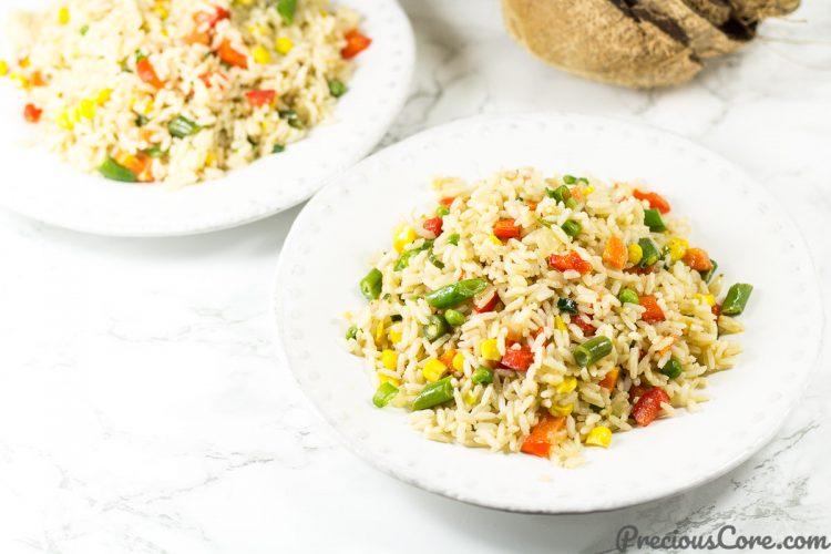 coconut fried rice precious core