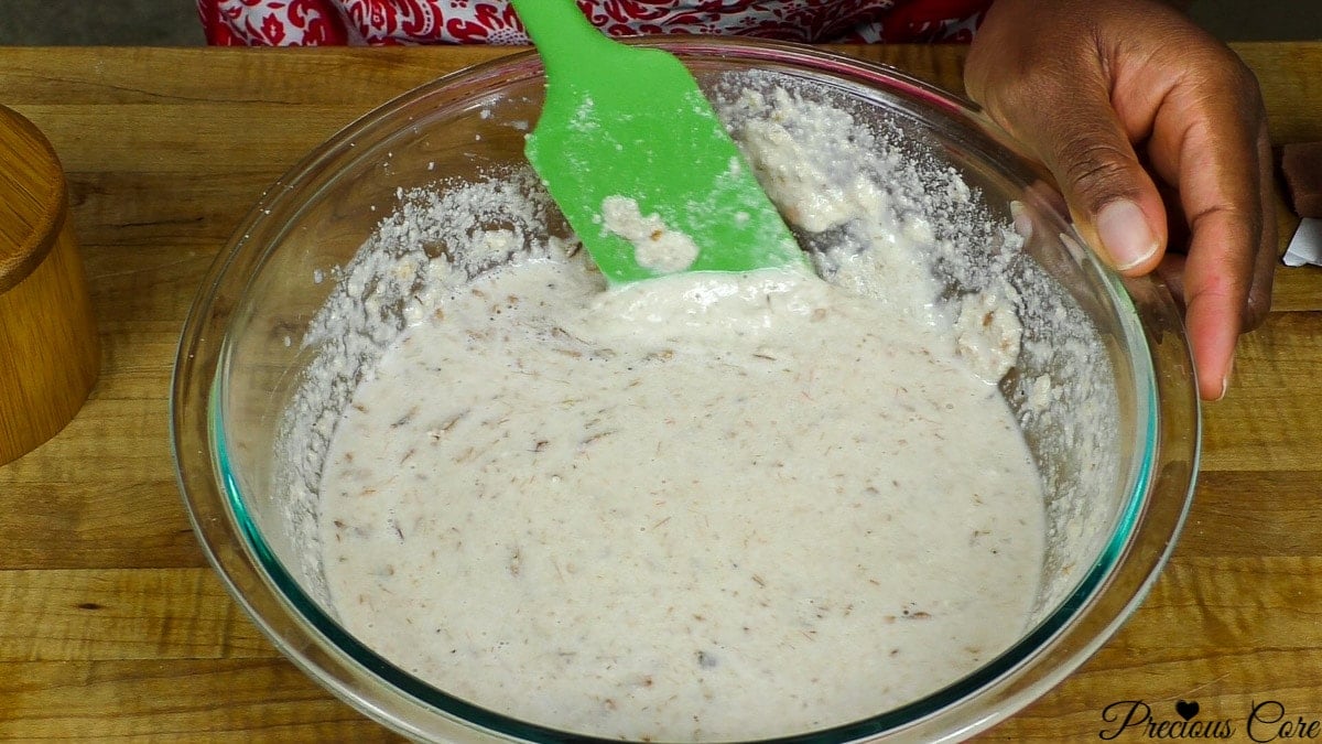 making egusi pudding 3