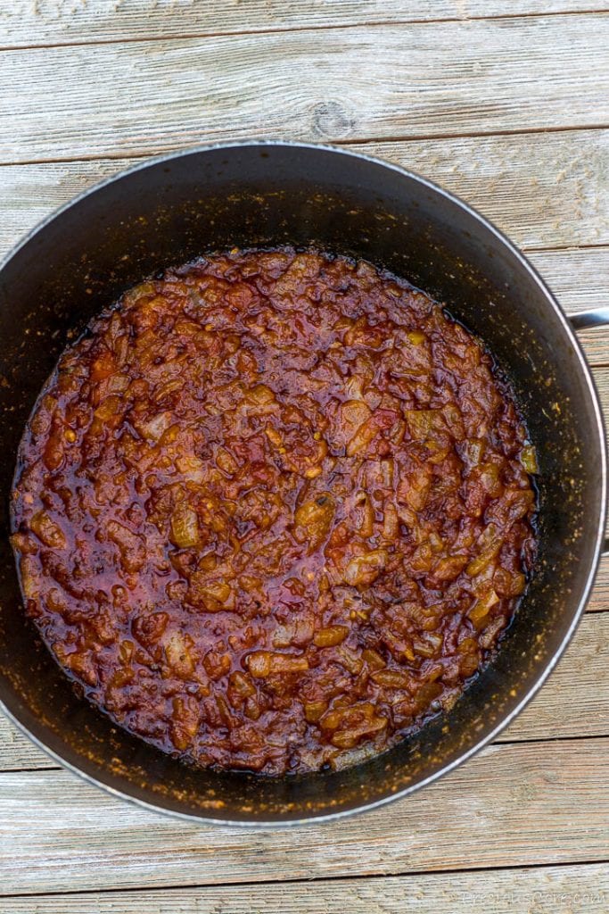 tomato and palm oil sauce for palm oil jollof rice