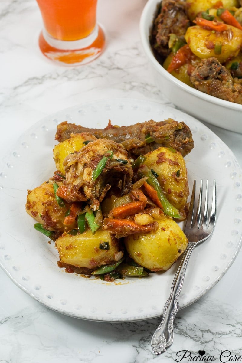 cameroon potato hot pot_