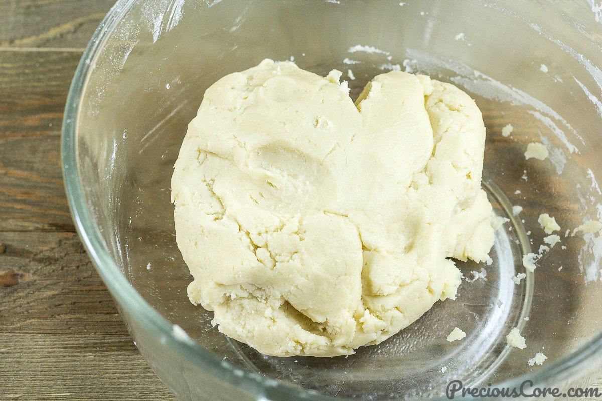 Homemade Shortbread Cookies Dough