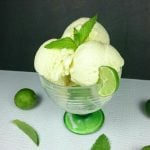 MINT AND KEY LIME ICE CREAM