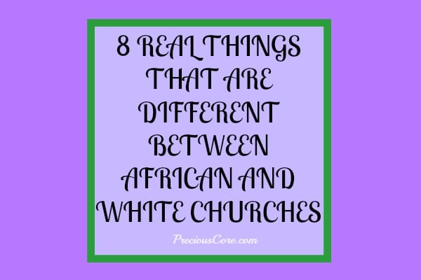 difference between black and white church