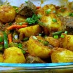 DELICIOUS IRISH POTATO HOTPOT WITH LIVER