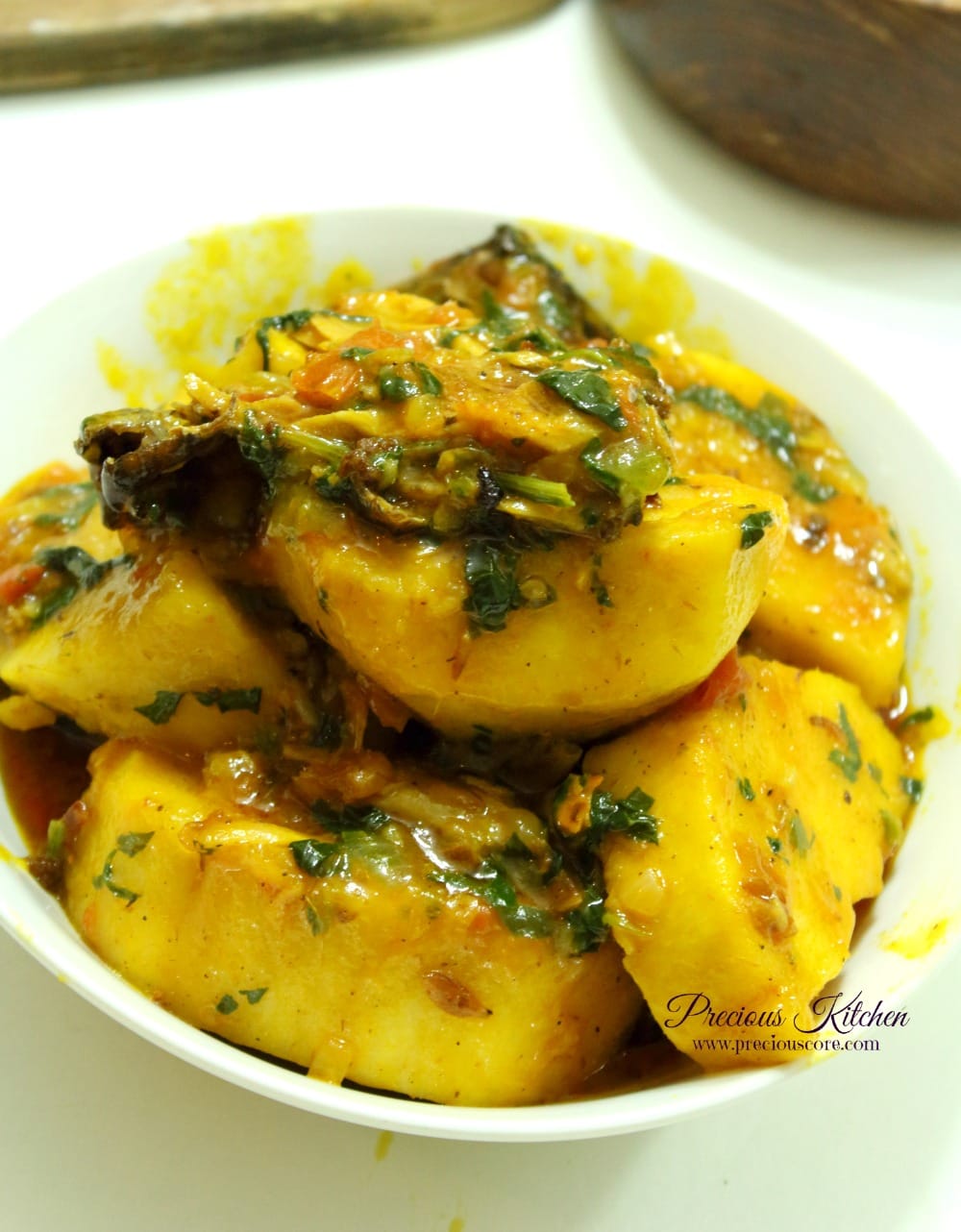 African yam porridge