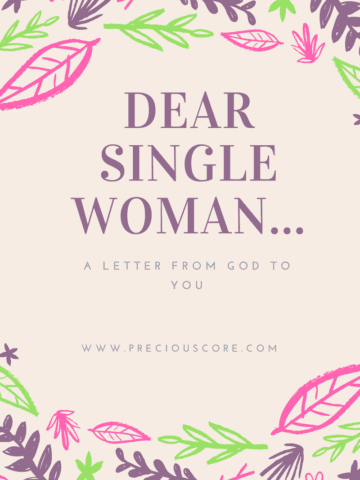 Dear single woman