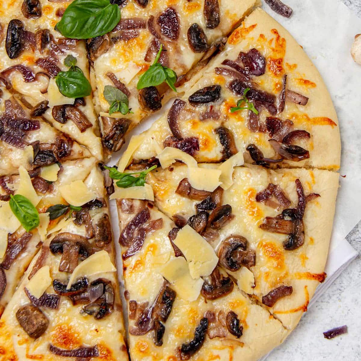 Mushroom Pizza Recipe | Precious Core