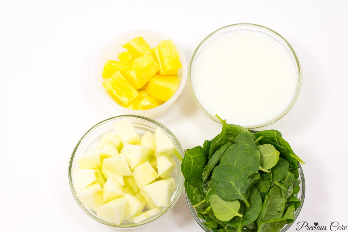 Green smoothie ingredients