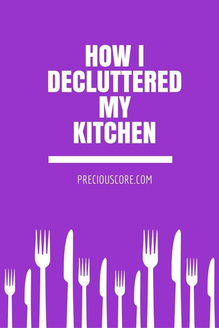 How I decluttered my kitchen - my journey to minimalism