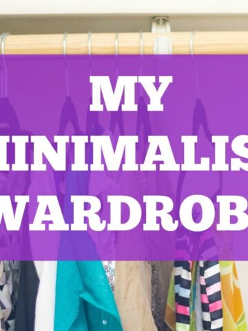 My minimalist wardrobe