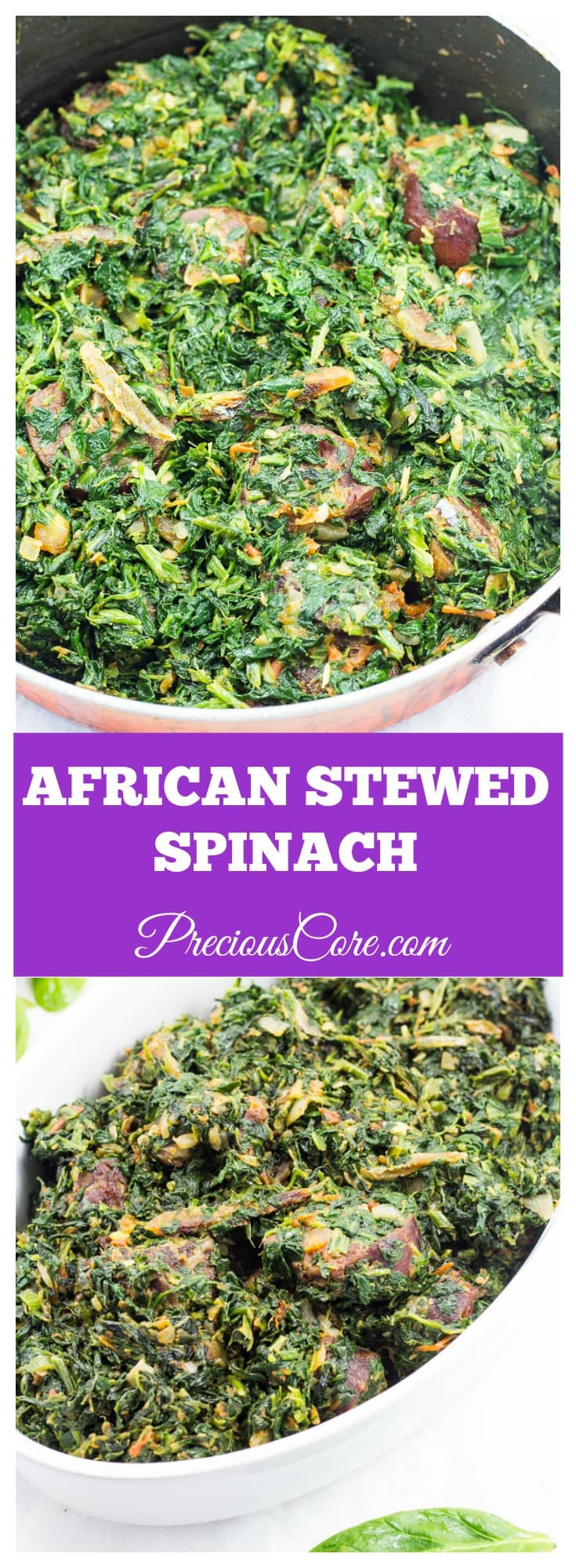 African Stewed Spinach