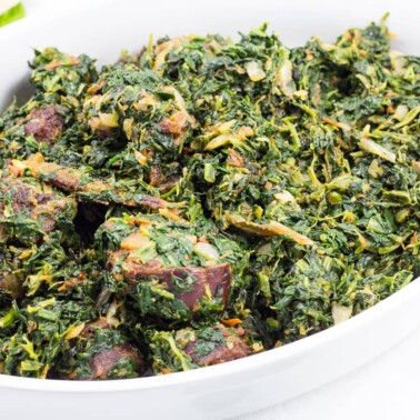 African Stewed Spinach