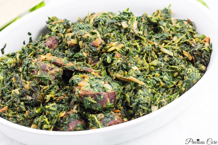 AFRICAN STEWED SPINACH | Precious Core