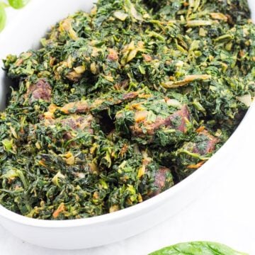 African Stewed Spinach - Precious Core