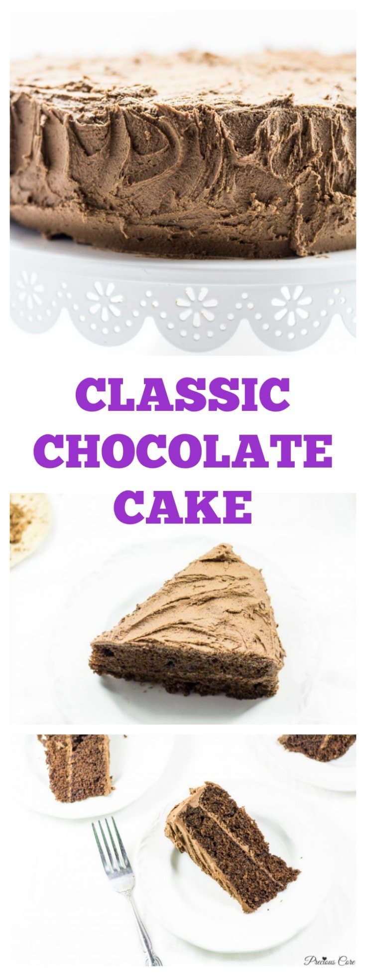 Classic Chocolate Cake - Precious Core