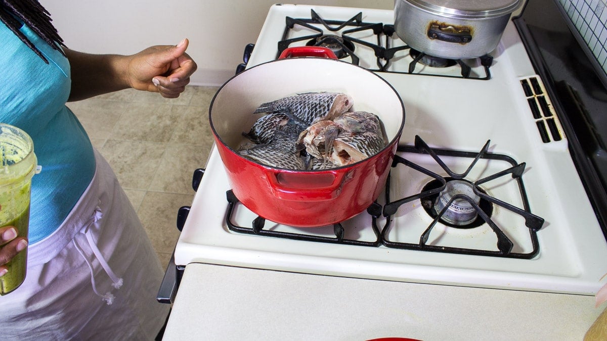 The making of fish pepper soup - Precious Core