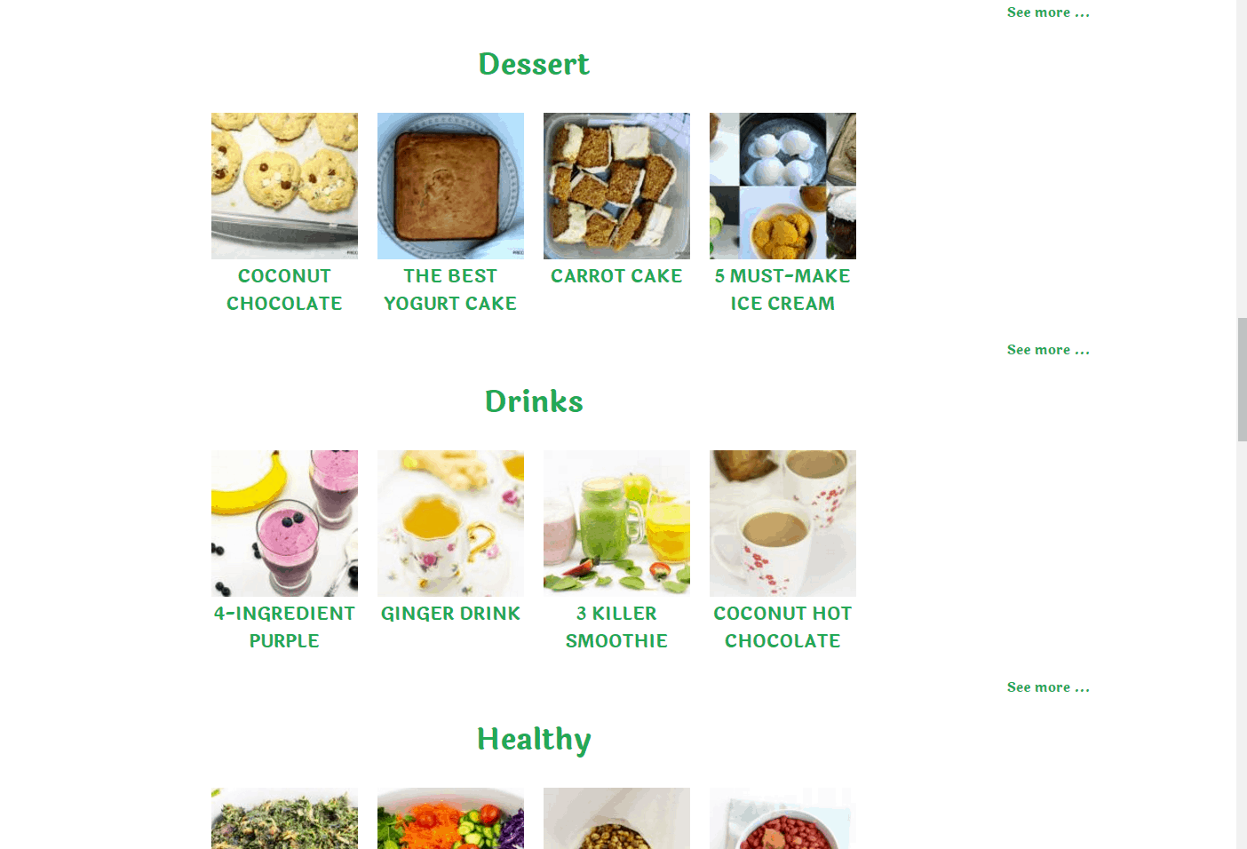 precious core recipe index 3