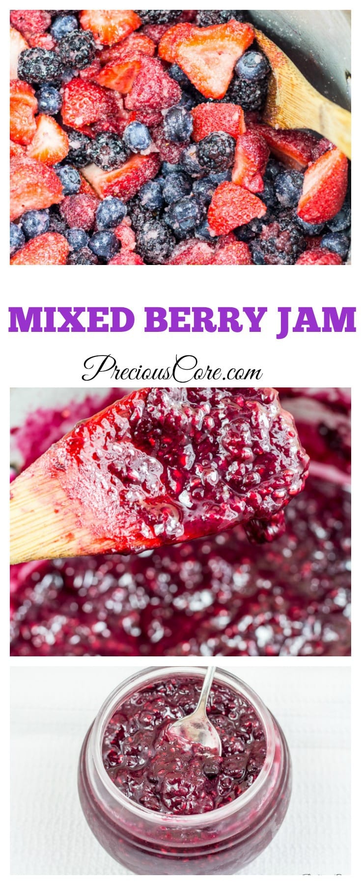 how to make mixed berry jam
