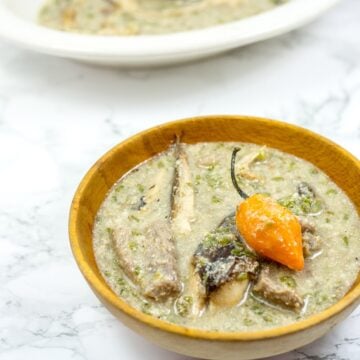 okra and egusi soup