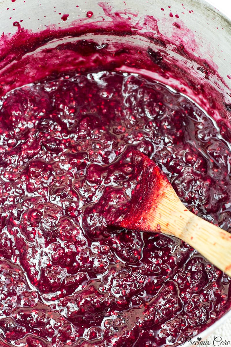 mixed berry jam ready