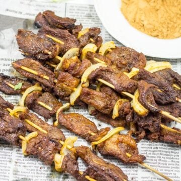 cameroonian soya West African kebabs