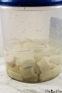 fermenting cassava fufu
