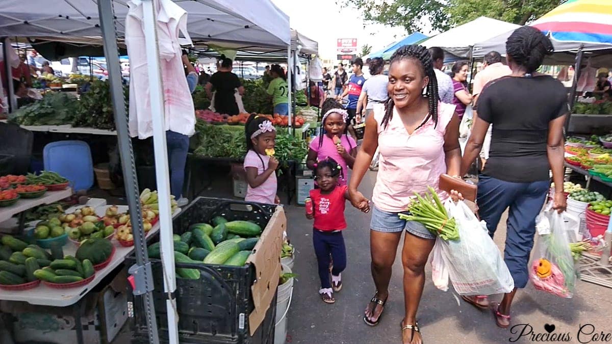 AFRICAN VEGETABLES AT THE FARMER'S MARKET IN AMERICA - MY ...