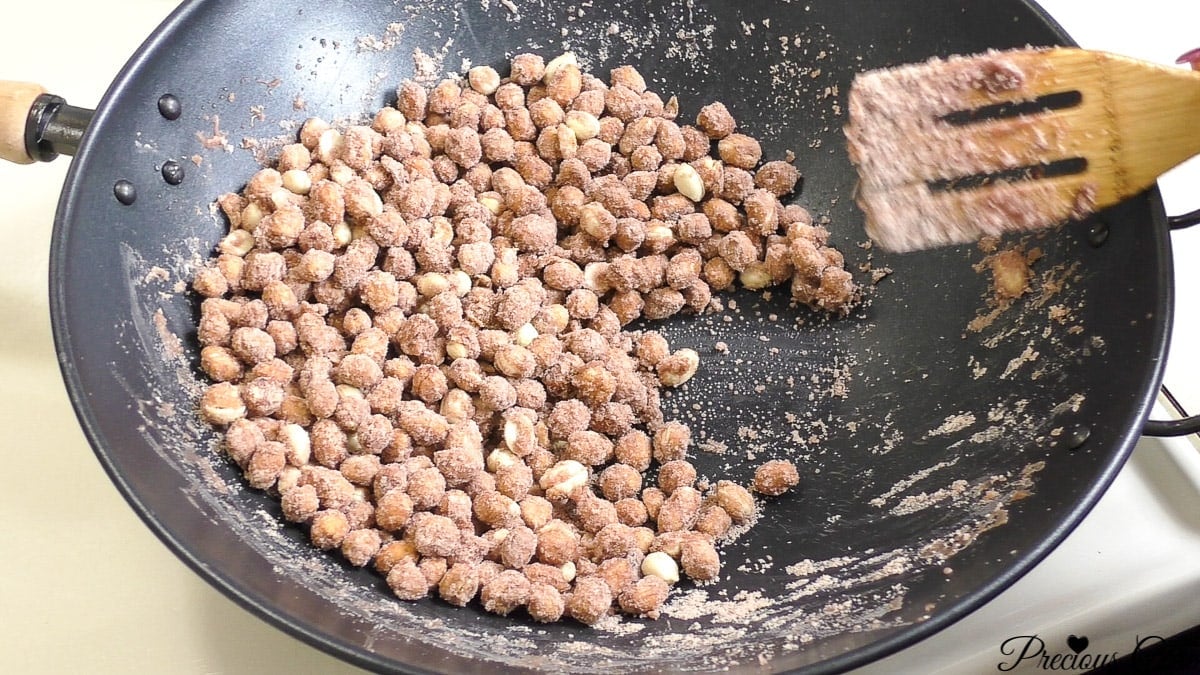 Making cameroon groundnut sweet easy