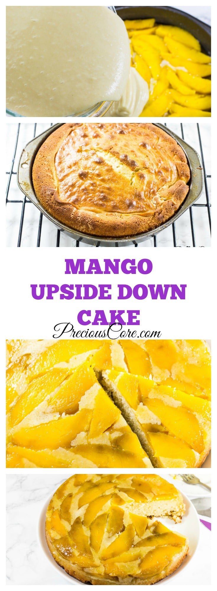 Upside Down Mango Cake Best Recipe