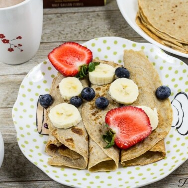 Healthy Banana Crepes Recipe