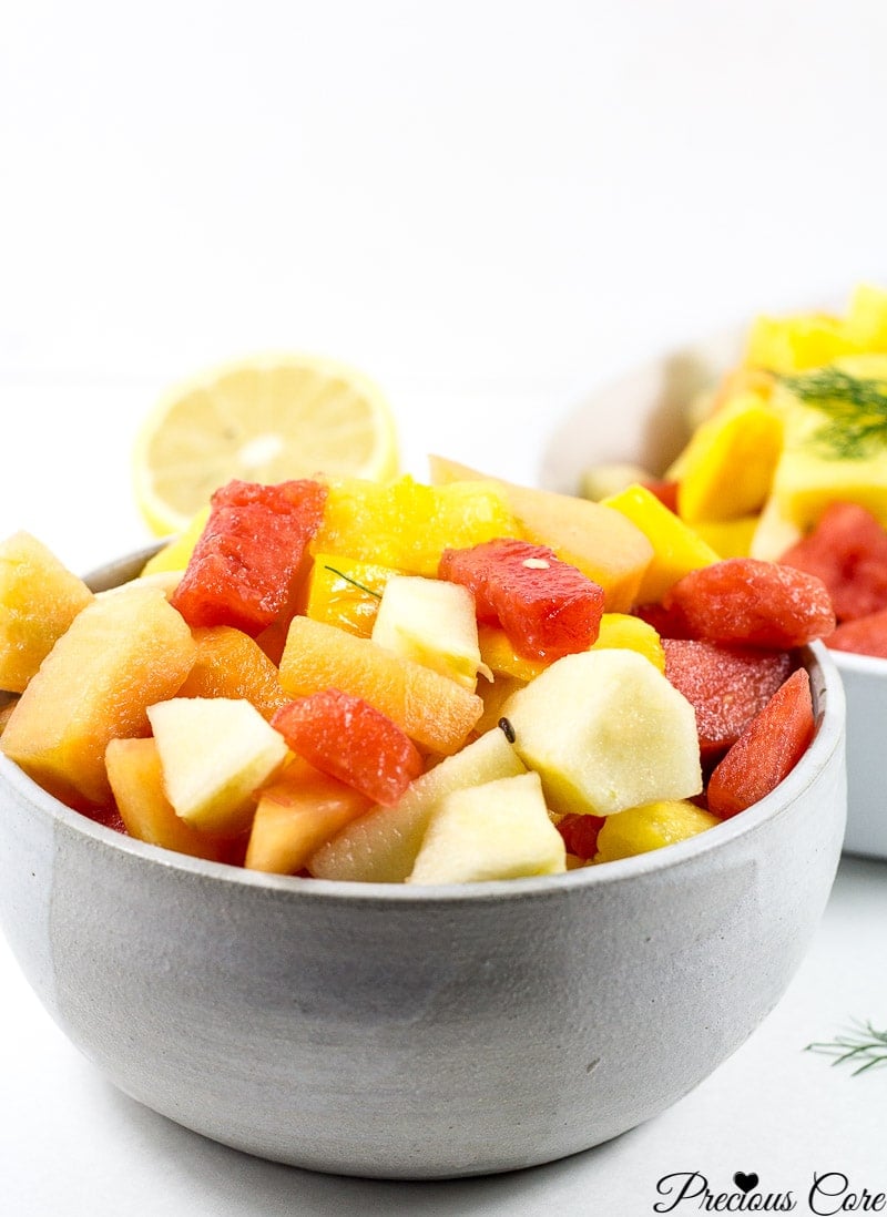 Easy fruit salad recipe. Perfect for parties or for healthy snacking!
