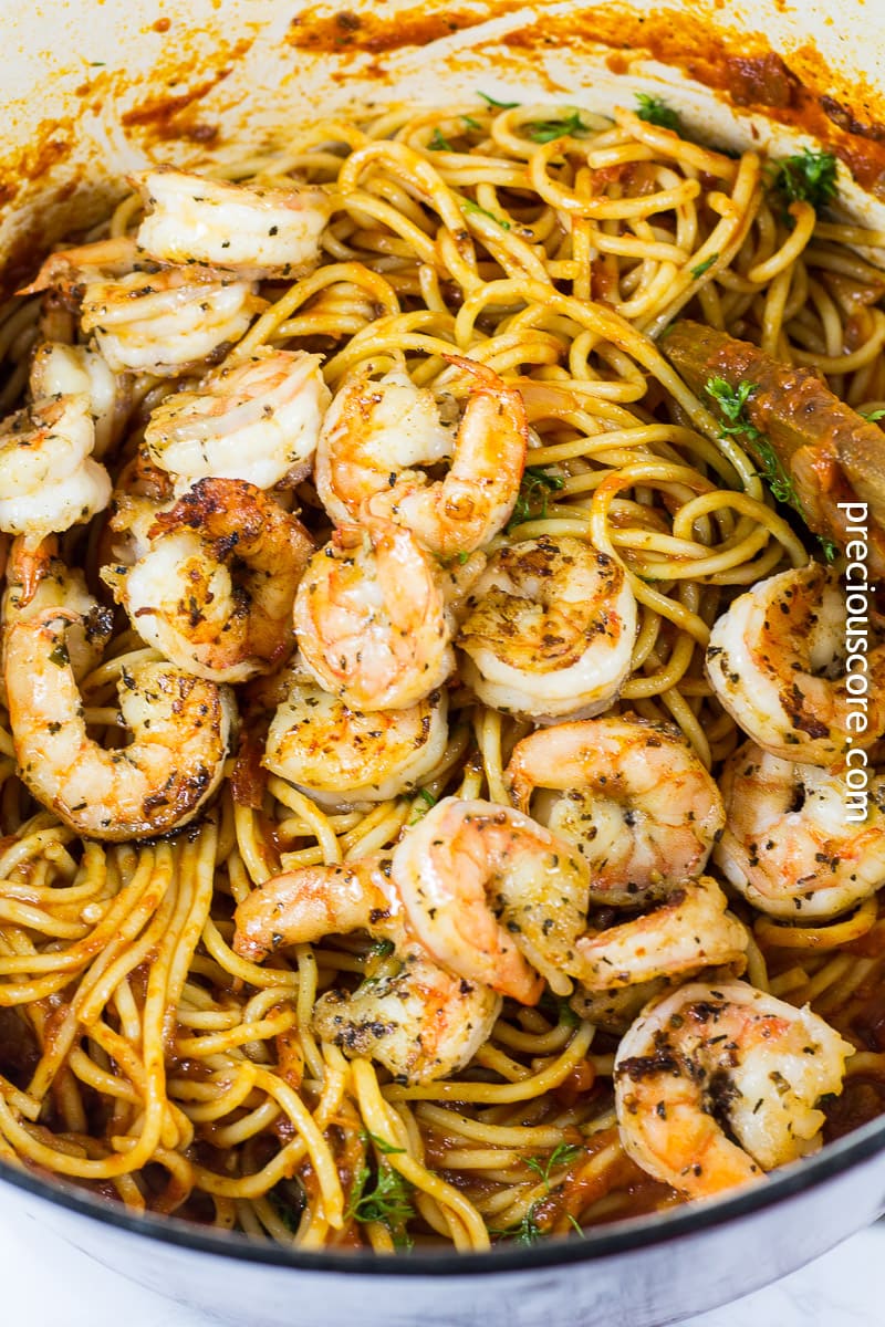 Blackened Shrimp and Pasta recipe