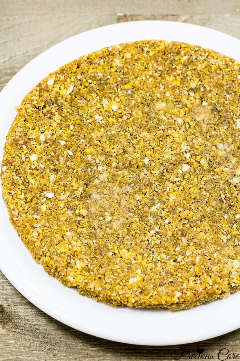 Breakfast pizza cereal crust