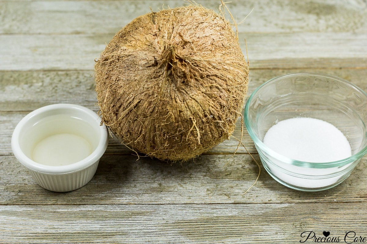 Coconut sweet ingredients Cameroon