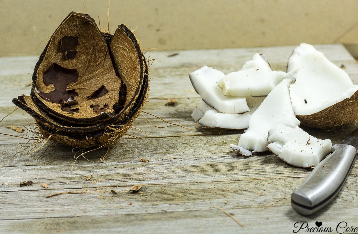 Easy Way to Open a Coconut