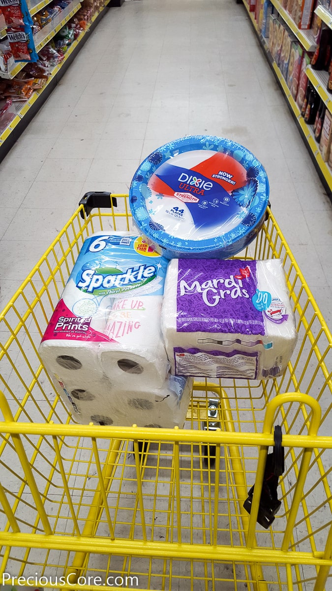 Paper Towel, Napkins and Plates at Dollar General