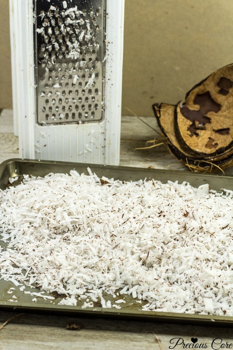 Homemade Shredded Coconut