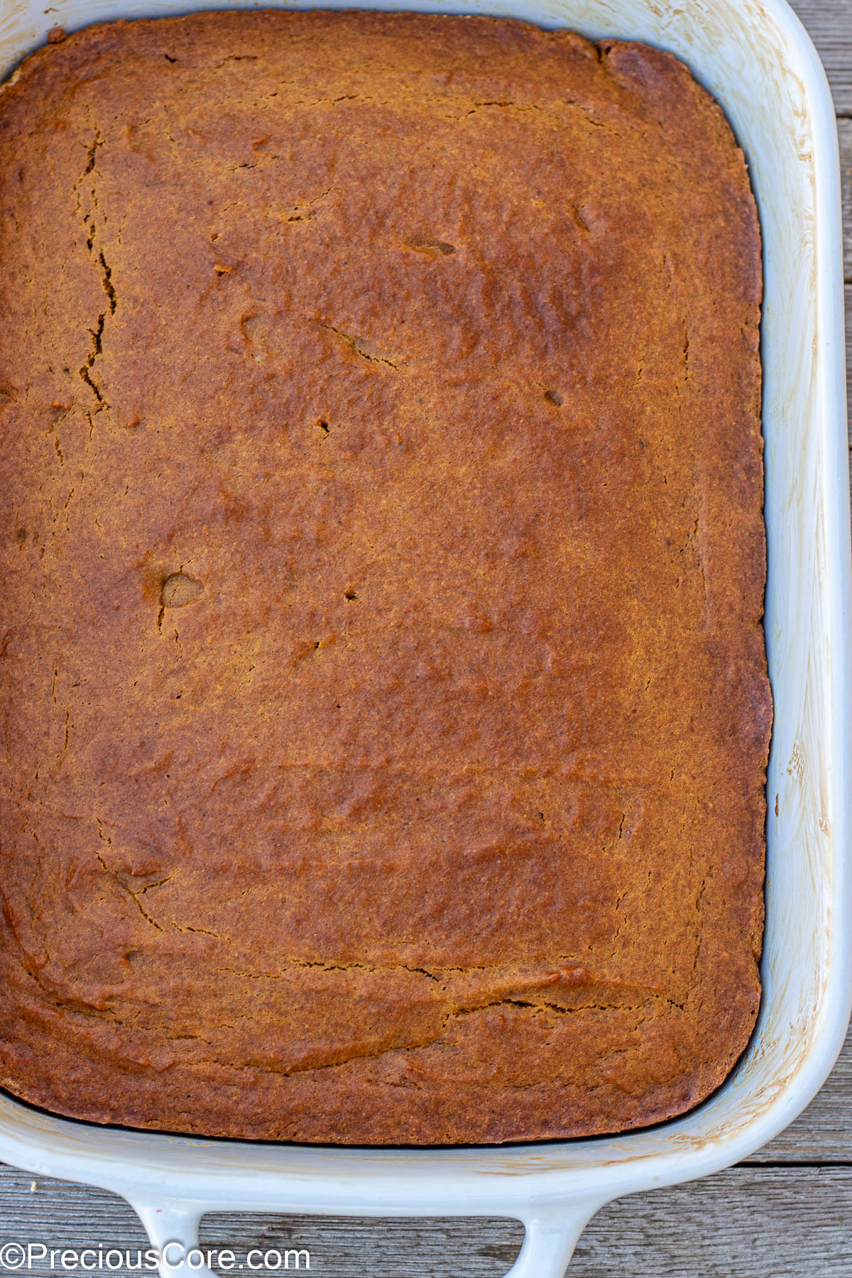 Baked Pumpkin Cake.