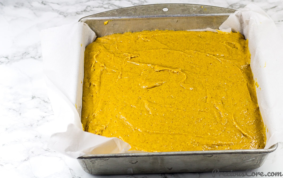 Perfect Batter for Pumpkin Cake with Cream Cheese Frosting