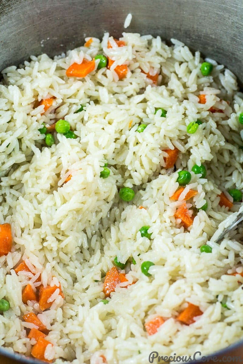 Easy coconut rice method