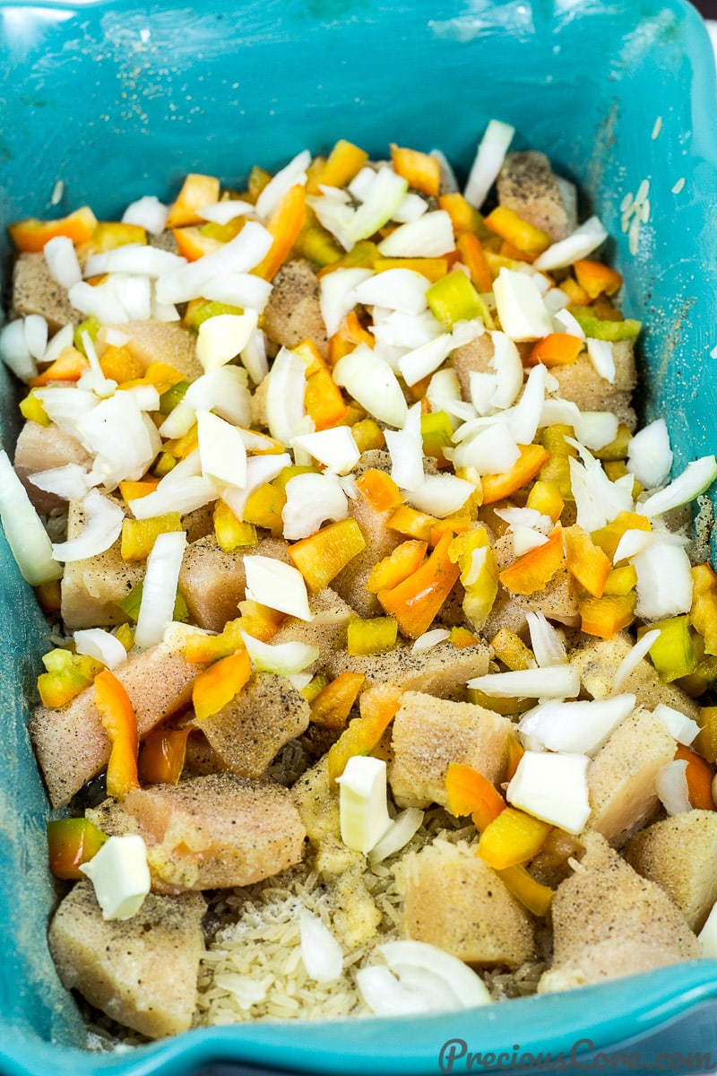 Baked Chicken and Rice Casserole recipe step 1