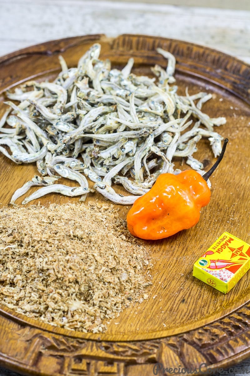 Ingredients for Cameroonian Mboh