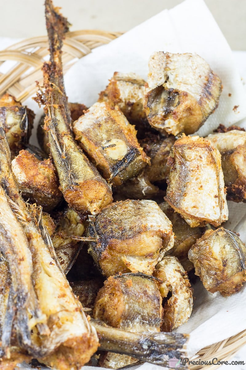 Fried fish for Nigerian peppered fish