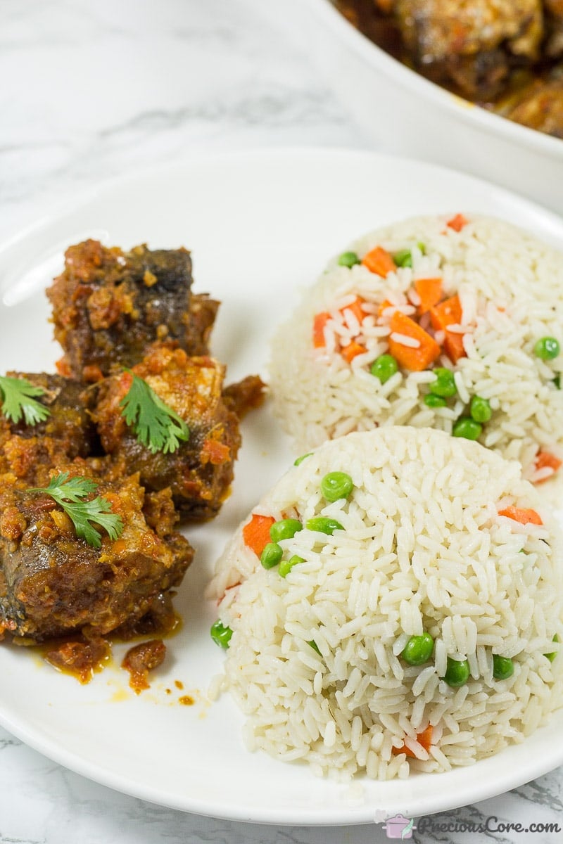 Nigerian Peppered Fish - Fish in Tomato Sauce