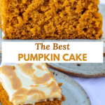 Pumpkin Cake With Cream Cheese Frosting | Precious Core