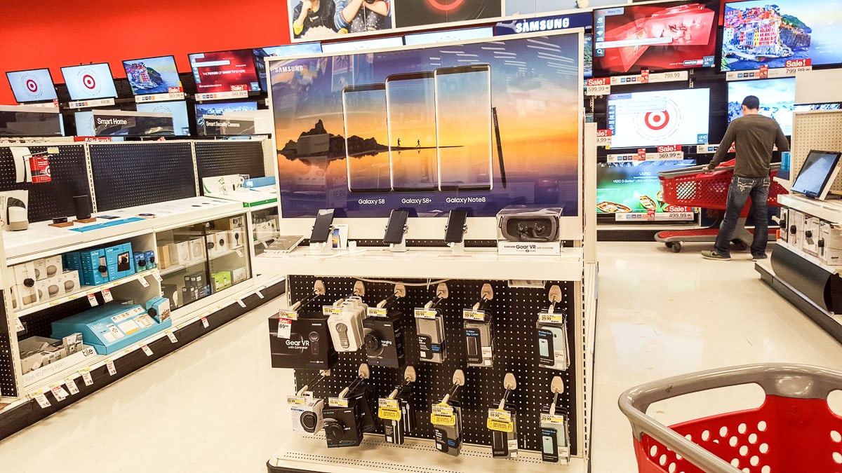 Samsung galaxy Note 8 at Target