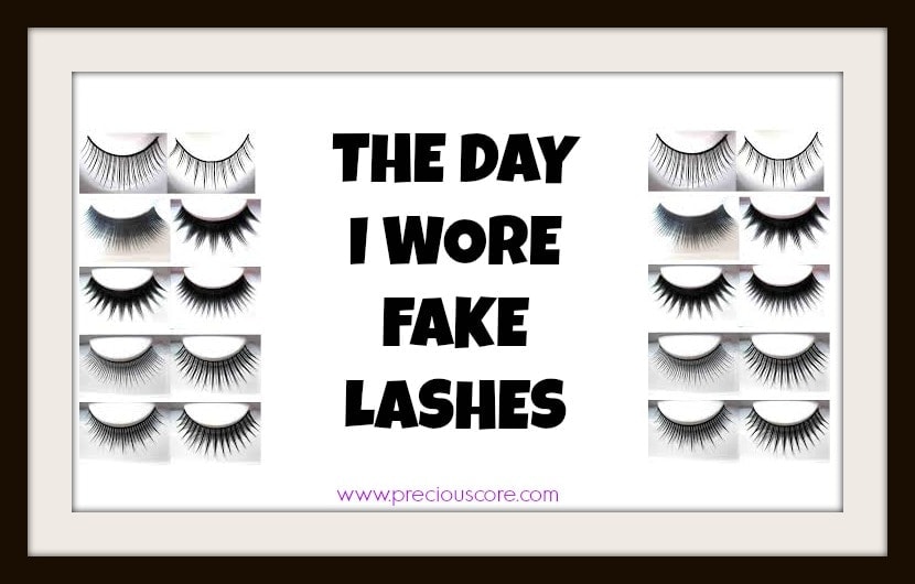 The day I wore fake lashes