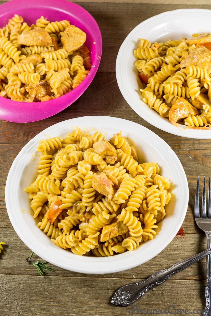 One Pot Pasta and Chicken Dinner